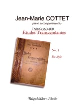 Etudes Transcendantes #4 Du Style Piano Accompaniment for Trumpet Book # 6345516 cover